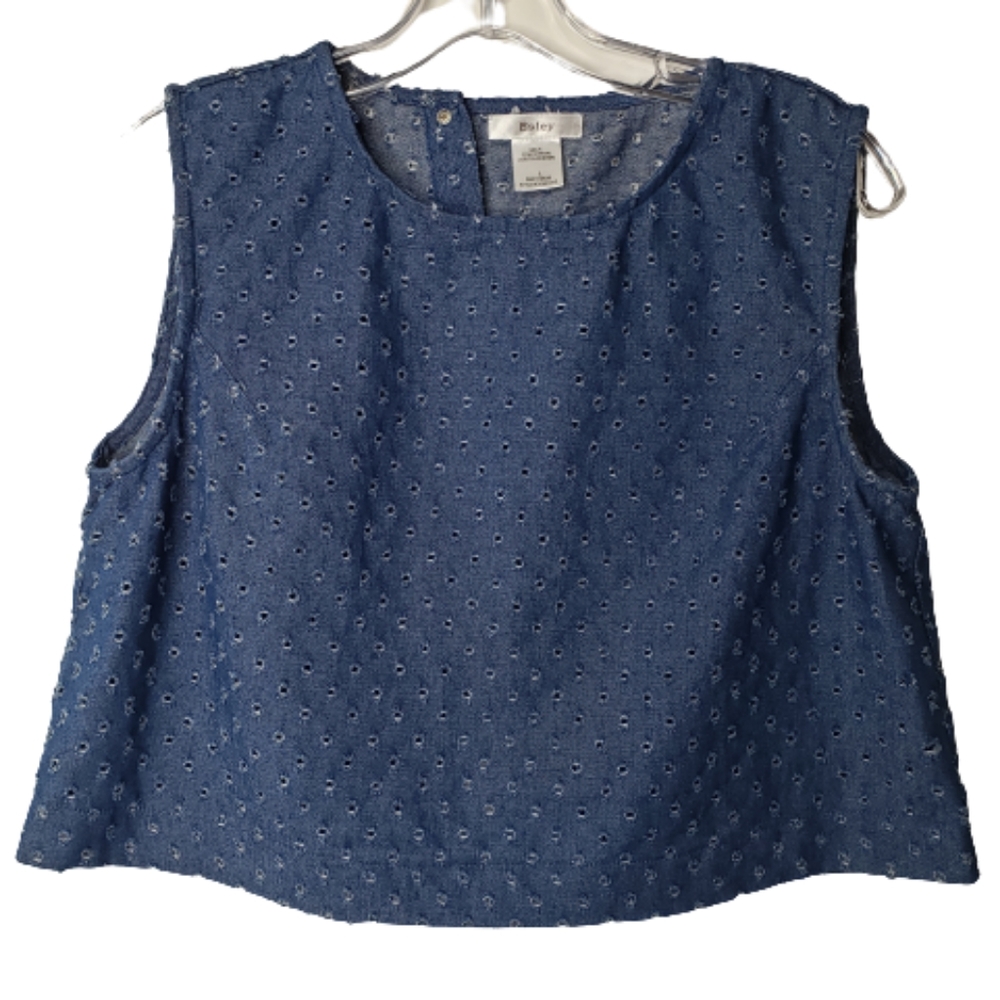 Esley lg. Crop top with winged open back